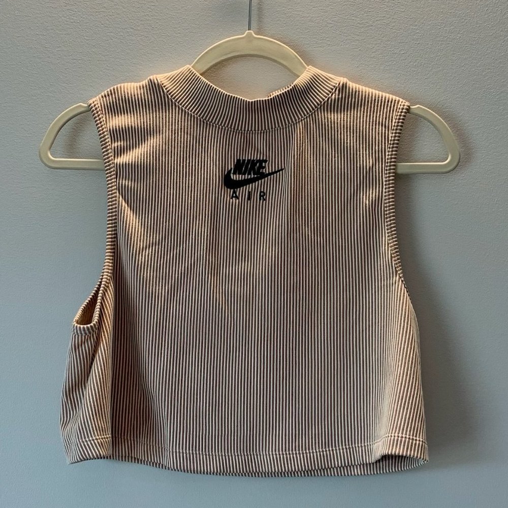 Striped Nike crop top